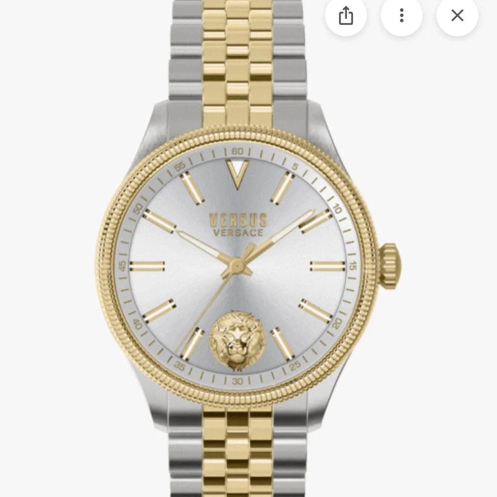 Versace Men's Colonne Two-Tone Stainless Steel Quartz Watch